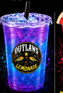 Cosmic Outlaw artwork from the official Outlaws Lemonade menu