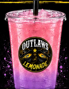 Desert Rose artwork from the official Outlaws Lemonade menu